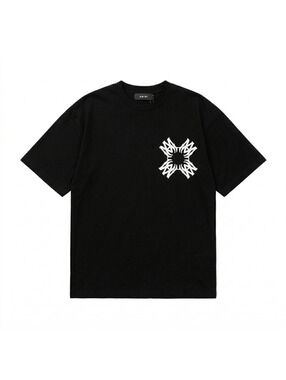 Amiri MA Cross T-Shirt - Black / White